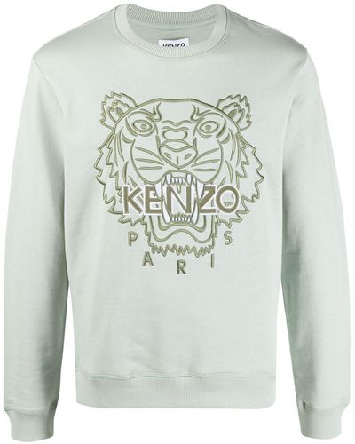 KENZO タイガー スウェットシャツ - グリーン
