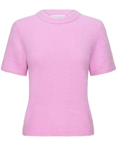 Rachel Gilbert Castor Knitted T-shirt - Pink