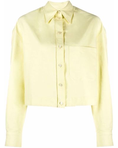 Stella McCartney Camisa de manga larga - Amarillo