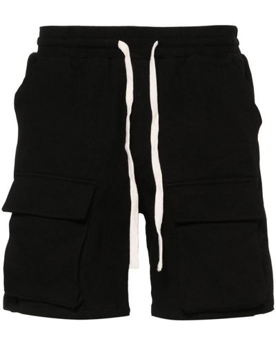 MOUTY Twill Cargo Shorts - Black