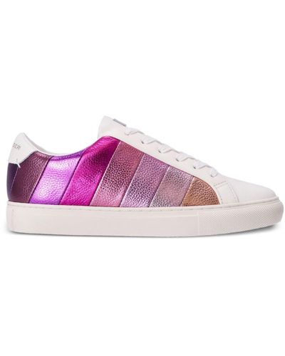 KG by Kurt Geiger Lane Rainbow-stripe Low-top Sneakers - Purple