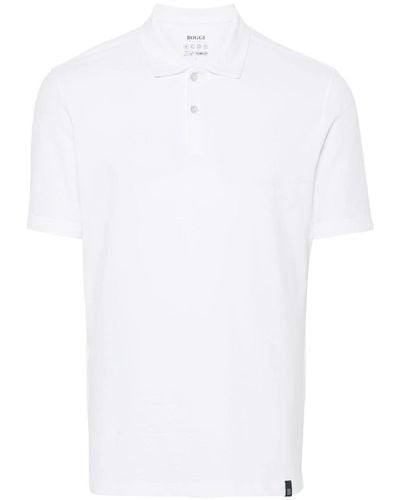 BOGGI Spring High-Performance Poloshirt - Weiß