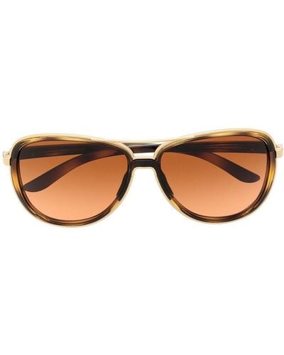 Oakley Split Time Pilot-frame Sunglasses - Metallic