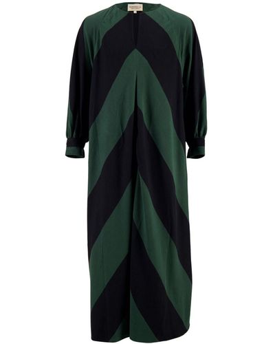 Marrakshi Life Geometric-print maxi dress - Schwarz
