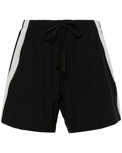 Thom Krom Side-stripes Swim Shorts - Black