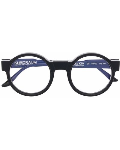Kuboraum ラウンド眼鏡フレーム - ブルー