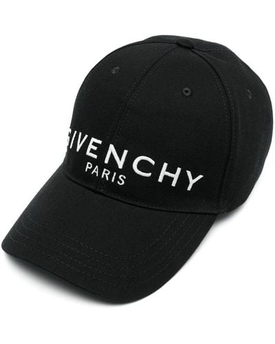 Givenchy Gorra con logo estampado - Negro