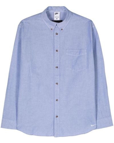 Nike Life Cotton Shirt - Blue