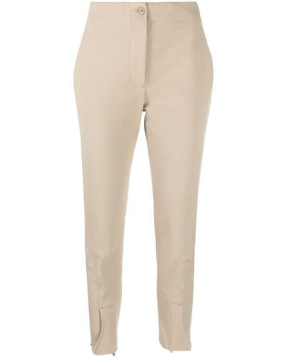 Aspesi Cropped Chino Trousers - Natural