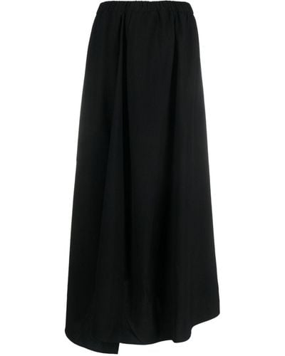 Christian Wijnants Sonam Asymmetric Midi Skirt - Black