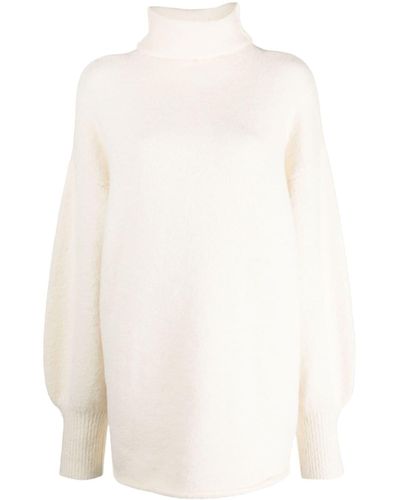 Gestuz Posiagz Fleece Sweater - White