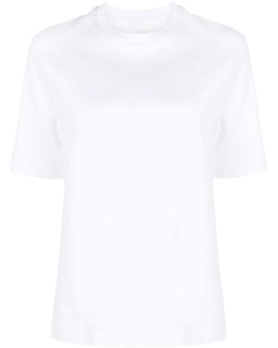 Jil Sander T-Shirt mit rundem Ausschnitt - Weiß