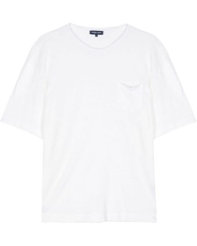 Frescobol Carioca Carmo Linen T-shirt - White