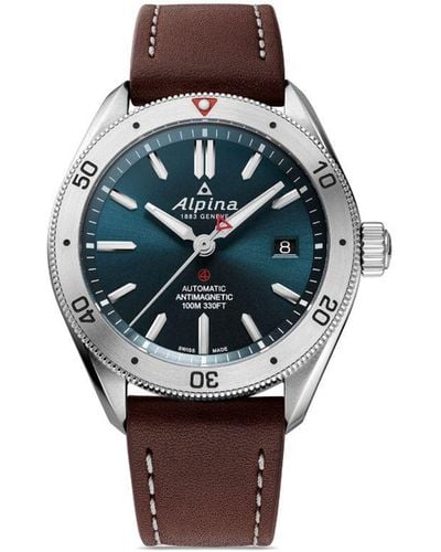 Alpina Alpiner 4 Automatisch 44 Mm Horloge - Blauw