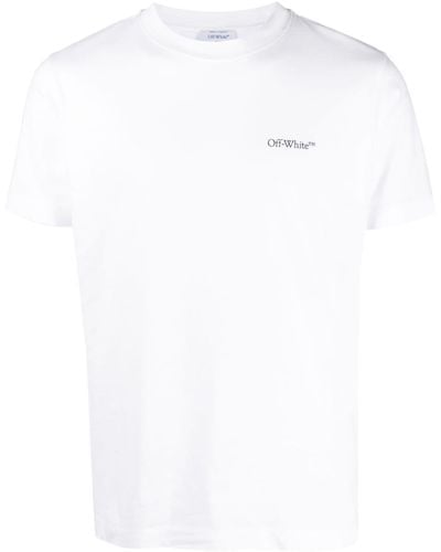 Off-White c/o Virgil Abloh T-shirt en coton à imprimé Arrows - Blanc