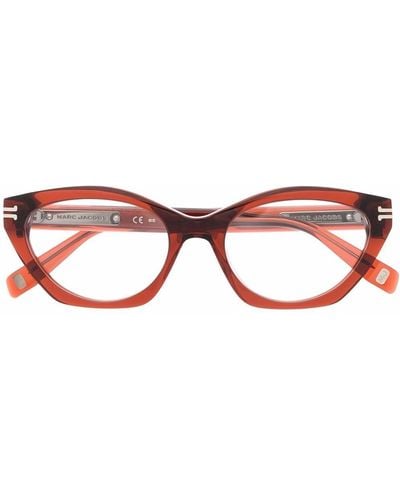 Marc Jacobs Brille mit Cat-Eye-Gestell - Rot