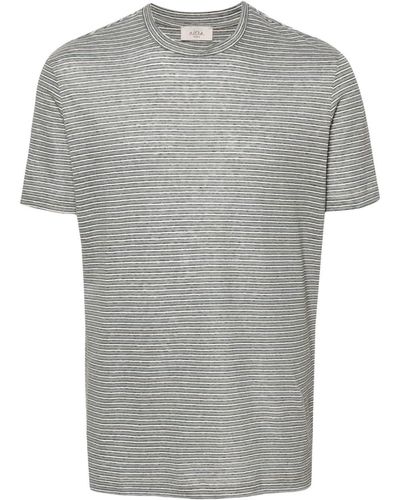 Altea Striped Short-sleeve T-shirt - Gray