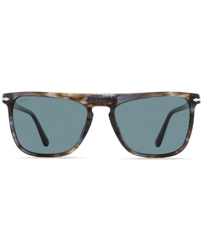 Persol Rectangle-frame tinted-lenses sunglasses - Azul