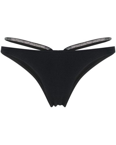 Heron Preston Logo-patch Bikini Bottom - Black