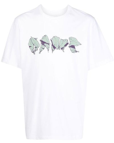 OAMC T-Shirt mit Logo-Print - Weiß
