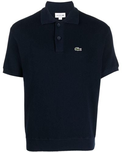 Lacoste Embroidered-logo Polo Shirt - Blue