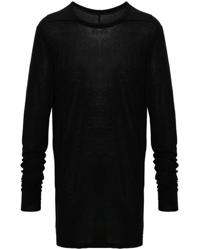 Rick Owens Level T ロングtシャツ - ブラック