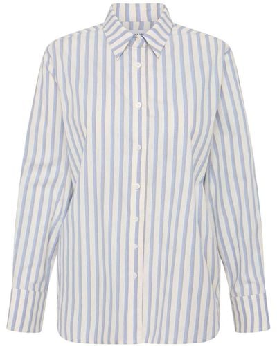Rebecca Vallance Philippe Striped Cotton Shirt - White