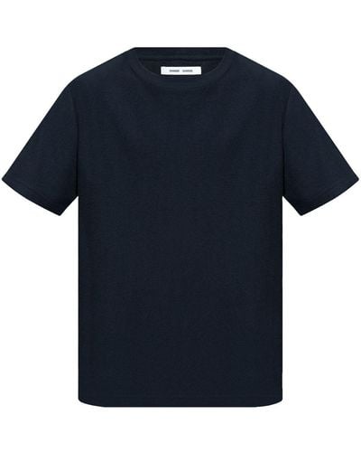 Samsøe & Samsøe Odin Crew-neck T-shirt - Blue