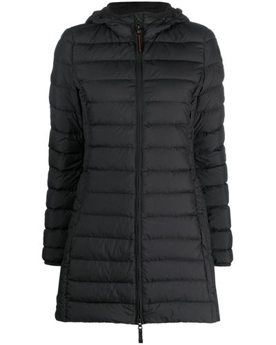 Parajumpers Irene Hooded Puffer Coat - Black