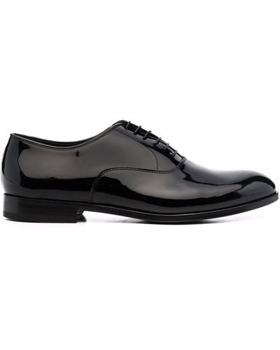 Doucal's Pointed Toe Loafers - Black