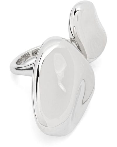 Cult Gaia Cleo Asymmetric-design Ring - White