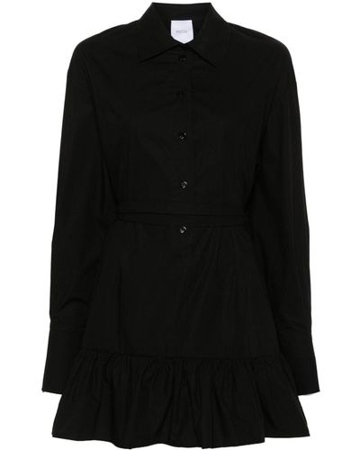 Patou Mini-jurk Met Ruches - Zwart
