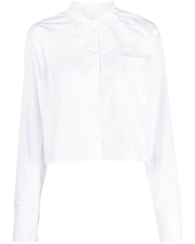 Remain Box-pleat Organic Cotton Shirt - White
