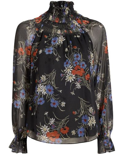 Cinq À Sept Blusa Wild Poppy Avalyn - Negro