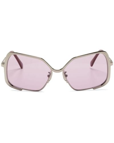Marni Unila Sonnenbrille mit Oversized-Gestell - Pink