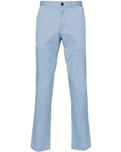 Michael Kors Mid-rise Straight-leg Pants - Blue