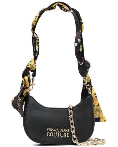 Versace Thelma Faux-leather Shoulder Bag - Black