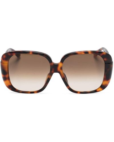 Linda Farrow Mima Square-frame Sunglasses - Brown