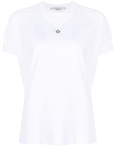 Stella McCartney Embroidered Mini Star T-shirt - White