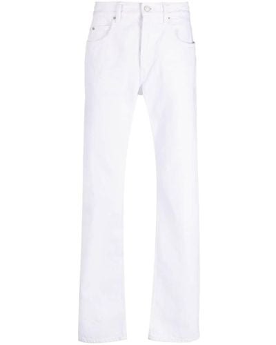 Isabel Marant Straight-leg Cotton Jeans - White