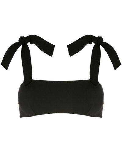 Clube Bossa Casall Textured Bikini Top - Black