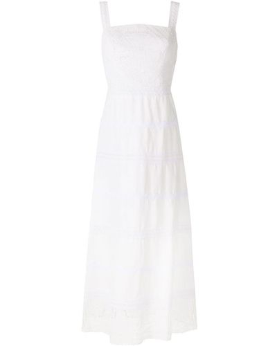 Martha Medeiros Leticia Midi Dress - White
