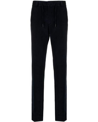 Karl Lagerfeld Pace Drawstring Slim-cut Trousers - Blue