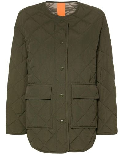BOSS Water-repellent Quilted Jacket - Green
