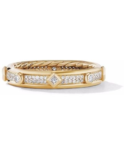 David Yurman 18kt Yellow Gold Modern Renaissance Diamond Ring - Metallic