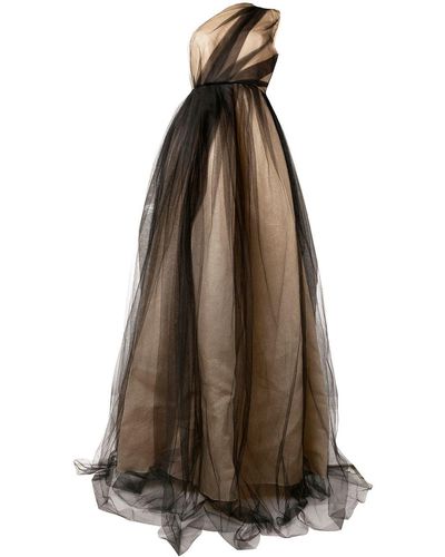 Alex Perry Alicia Gown - Brown