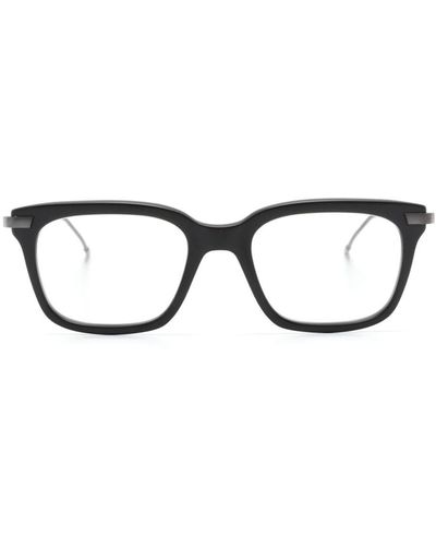 Thom Browne スクエア眼鏡フレーム - グレー