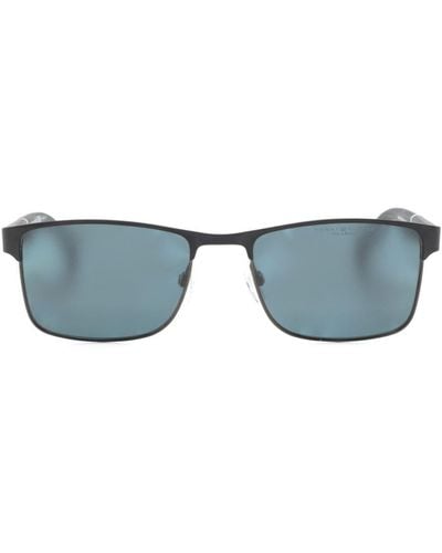 Tommy Hilfiger Sonnenbrille mit eckigem Gestell - Blau