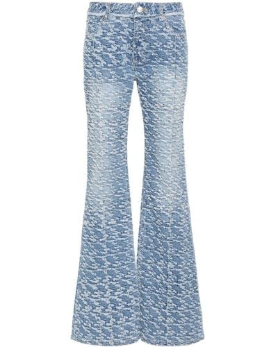 ANDERSSON BELL Agnes Distressed Bootcut Jeans - Blue