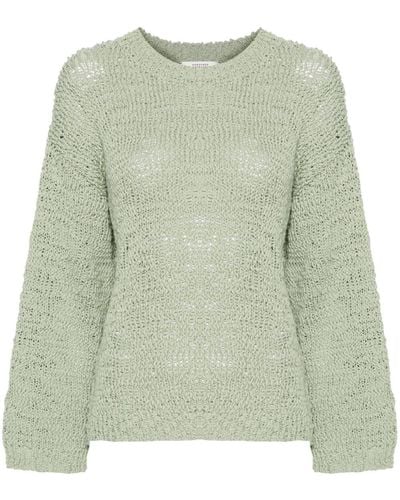 Dorothee Schumacher Open-knit Cotton Sweater - Green